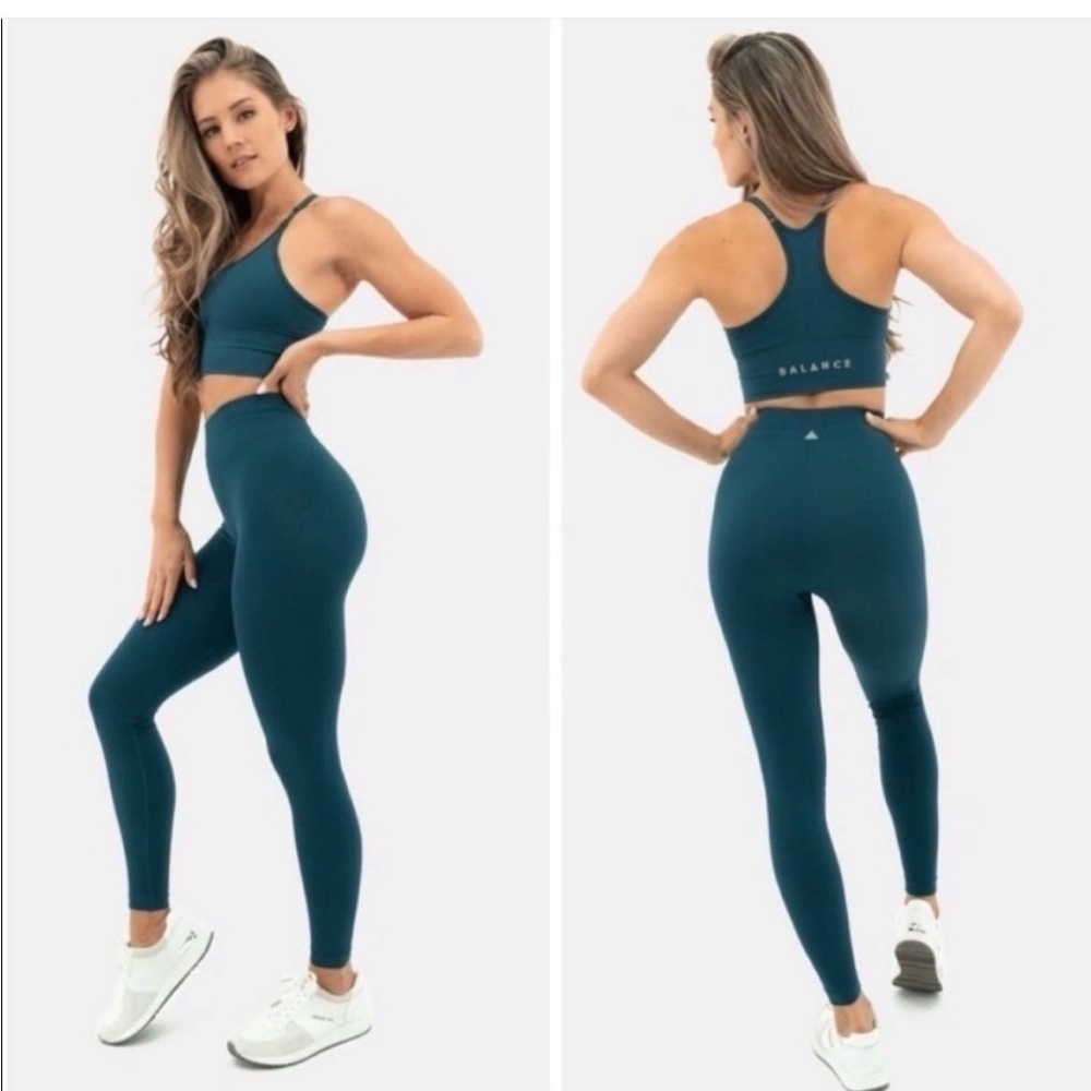 Balance Athletica Dark Teal Leggings